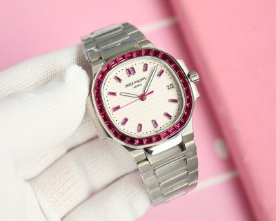 Replica Watch PATEK PHILIPPE Best Edition with 9015 Movement Rose Stainless steel Watch Strap 35.2mm Watch